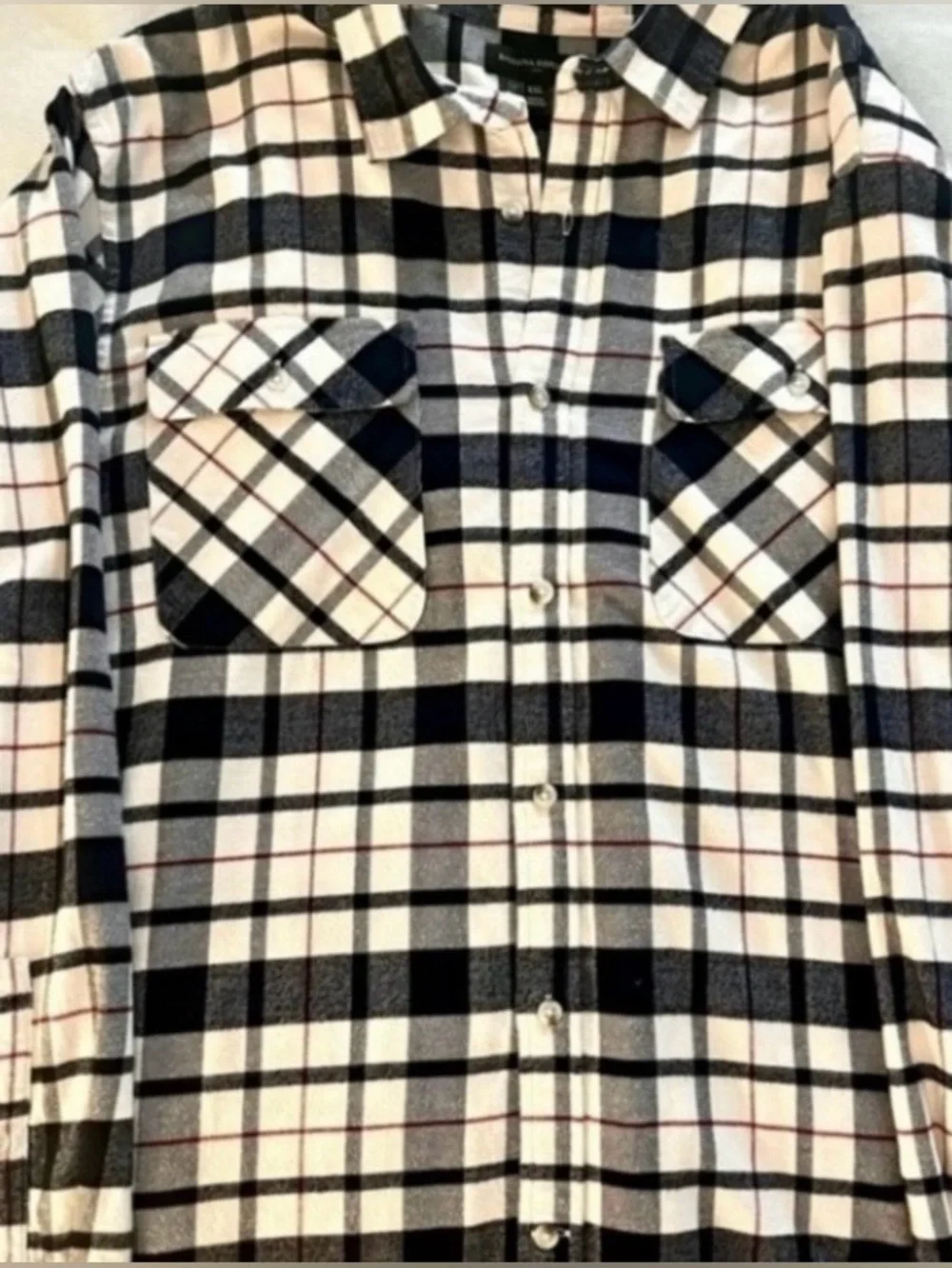 Banana Republic Men's flannel Plaid Shirt XXL